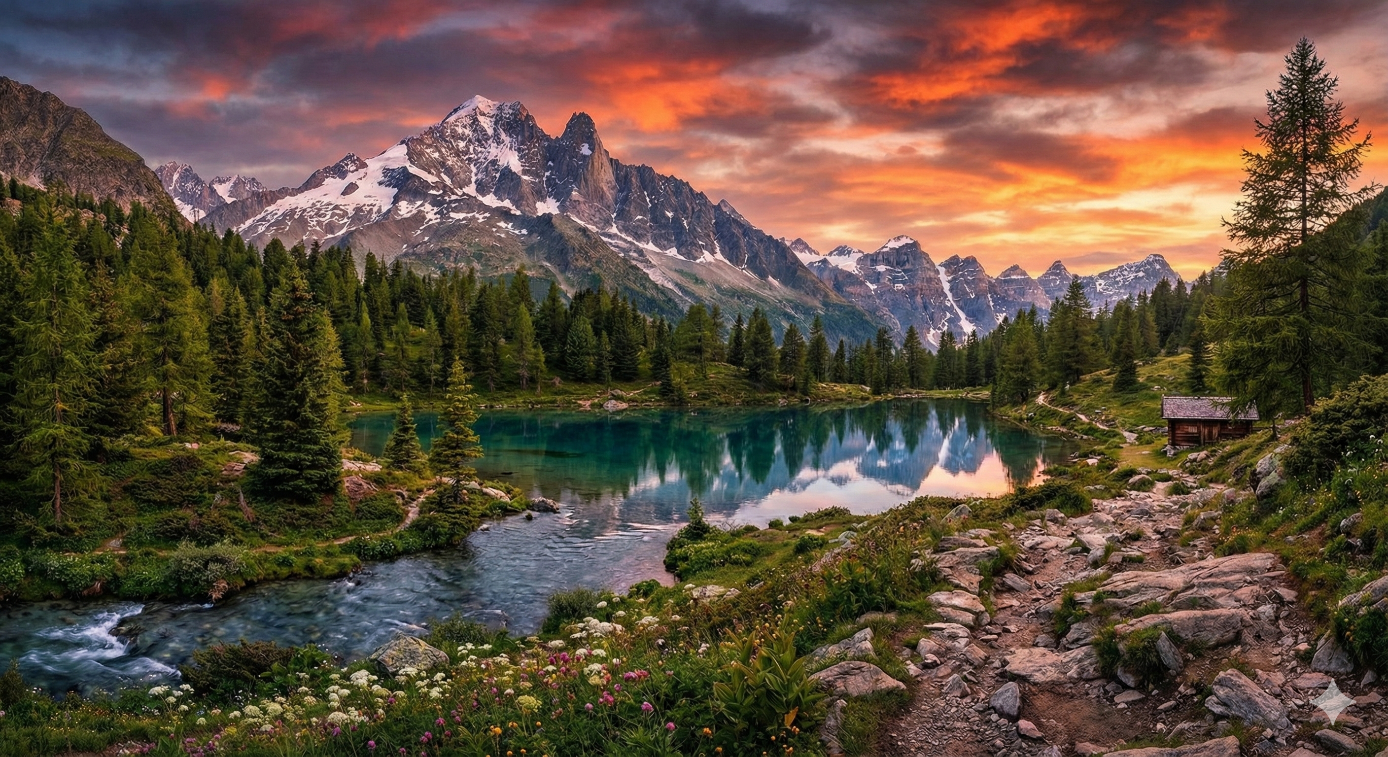 Landscape and nature photography created with Nano Banana